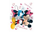 Dječje naljepnice Mickey i Minnie Love DK-1753, veličina 42,5 x 65 cm Naljepnice za djecu