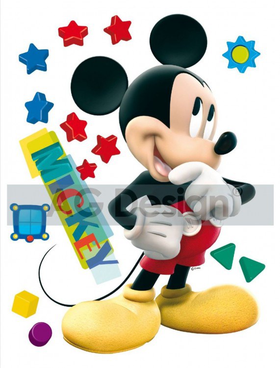Dječje naljepnice Mickey Mouse DK-0858, 85x65 cm - Naljepnice za djecu