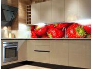 Samoljepljiva foto tapeta za kuhinje Jagode KI-180-025, 180x60 cm Samoljepljive - Za kuhinje