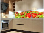 Samoljepljiva foto tapeta za kuhinje Makovi KI-180-028, 180x60 cm Samoljepljive - Za kuhinje