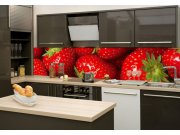 Samoljepljiva foto tapeta za kuhinje Jagode KI-260-025, 260x60 cm Samoljepljive - Za kuhinje