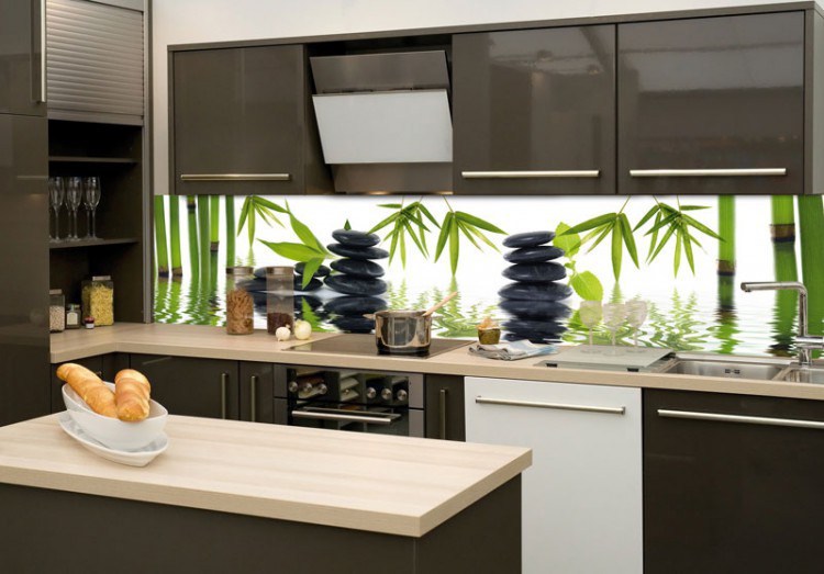 Samoljepljive - Za kuhinje - Samoljepljiva foto tapeta za kuhinje Kamenje zen KI-260-032, 260x60 cm Samoljepljiva foto tapeta za kuhinje Kamenje zen KI-260-032, 260x60 cm - Za kuhinje