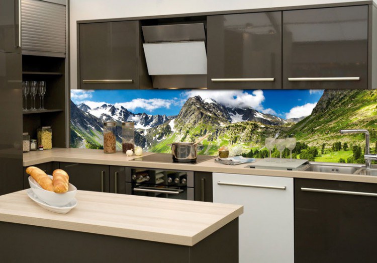 Samoljepljiva foto tapeta za kuhinje Planine KI-180-033, 180x60 cm - Za kuhinje