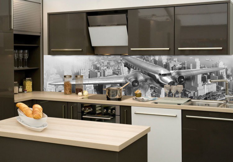 Samoljepljive - Za kuhinje - Samoljepljiva foto tapeta za kuhinje Avion KI-180-039, 180x60 cm Samoljepljiva foto tapeta za kuhinje Avion KI-180-039, 180x60 cm - Za kuhinje