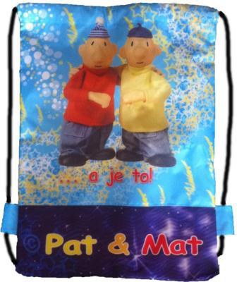 Sportska vreća Pat i Mat, 40 x 27 cm - Plišane figure Pat i Mat