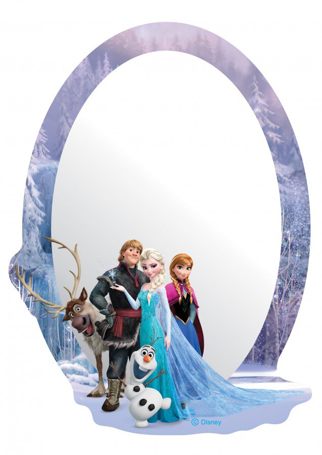 Dječje naljepnice ogledalo Frozen DM-2110, 15x22 cm - Naljepnice za djecu