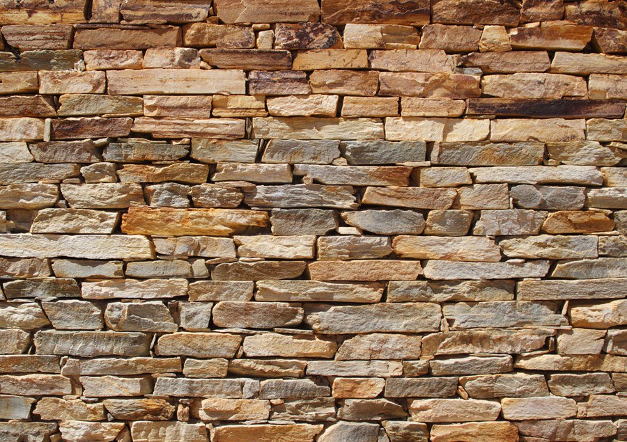 Flis foto tapeta AG Smeđi kameni zid FTNS-2481 | 360x270 cm