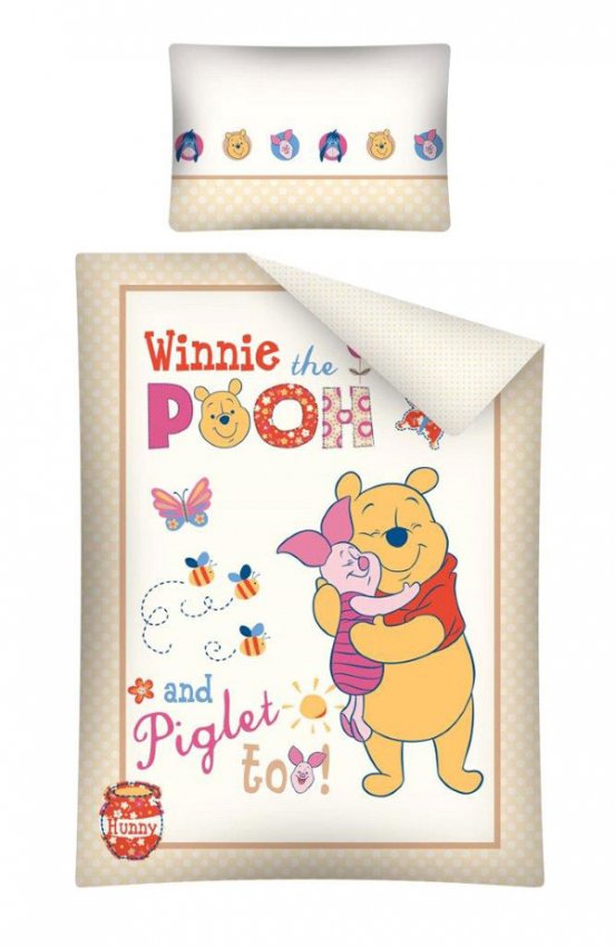 Posteljina v Krevetići Winnie the Pooh i prase bež 100/135 - Posteljina