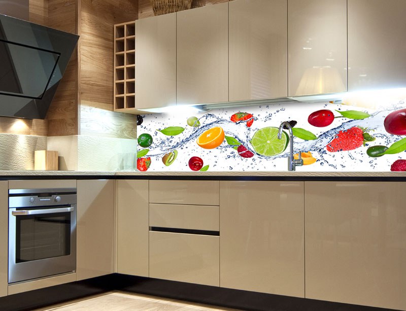 Samoljepljive - Za kuhinje - Samoljepljiva foto tapeta za kuhinje Voće KI-260-001, 260x60 cm Samoljepljiva foto tapeta za kuhinje Voće KI-260-001, 260x60 cm - Za kuhinje