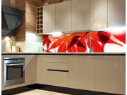 Samoljepljiva foto tapeta za kuhinje Red Leaves KI-180-008, 180x60 cm Samoljepljive - Za kuhinje