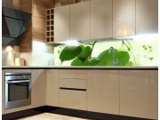 Samoljepljiva foto tapeta za kuhinje Green Leaves KI-180-010, 180x60 cm Samoljepljive - Za kuhinje