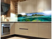 Samoljepljiva foto tapeta za kuhinje Coral Reef KI-180-013, 180x60 cm Samoljepljive - Za kuhinje