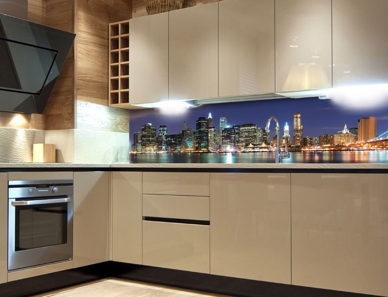 Samoljepljiva foto tapeta za kuhinje Manhattan KI-180-017, 180x60 cm - Za kuhinje