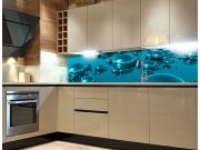 Samoljepljiva foto tapeta za kuhinje Kapi vode KI-260-019, 260x60 cm Samoljepljive - Za kuhinje