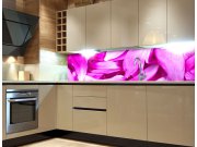 Samoljepljiva foto tapeta za kuhinje Ljubičaste latice KI-260-055, 260x60 cm Samoljepljive - Za kuhinje