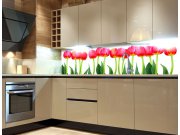 Samoljepljiva foto tapeta za kuhinje Tulipani KI-260-058, 260x60 cm Samoljepljive - Za kuhinje