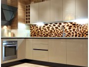 Samoljepljiva foto tapeta za kuhinje Koža leoparda KI-260-069, 260x60 cm Samoljepljive - Za kuhinje