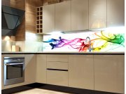 Samoljepljiva foto tapeta za kuhinje Šareni dim KI-260-073, 260x60 cm Samoljepljive - Za kuhinje