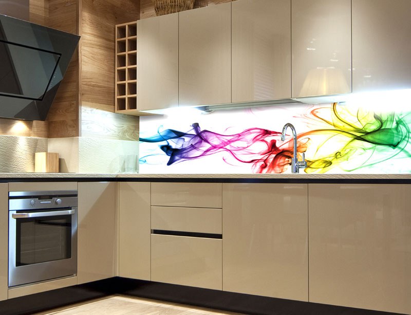 Samoljepljiva foto tapeta za kuhinje Smoke KI-180-073, 180x60 cm - Za kuhinje