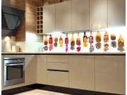 Samoljepljiva foto tapeta za kuhinje Lopatice sa začinima KI-260-076, 260x60 cm Samoljepljive - Za kuhinje