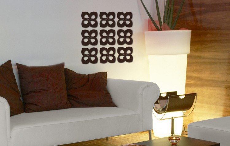 Samoljepljiva 3D dekoracija za zid Mašna 358-0016 - Naljepnice zidne