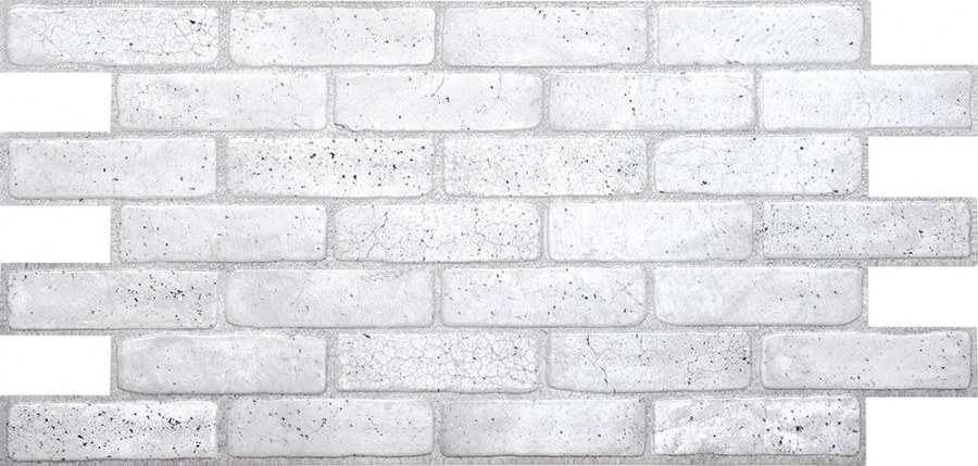 3D zidni PVC panel imitacija zida od sive cigle
