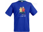 Dječja majica Pat i Mat royal plava, veličina 110 Majice Pat i Mat - Dječje majice