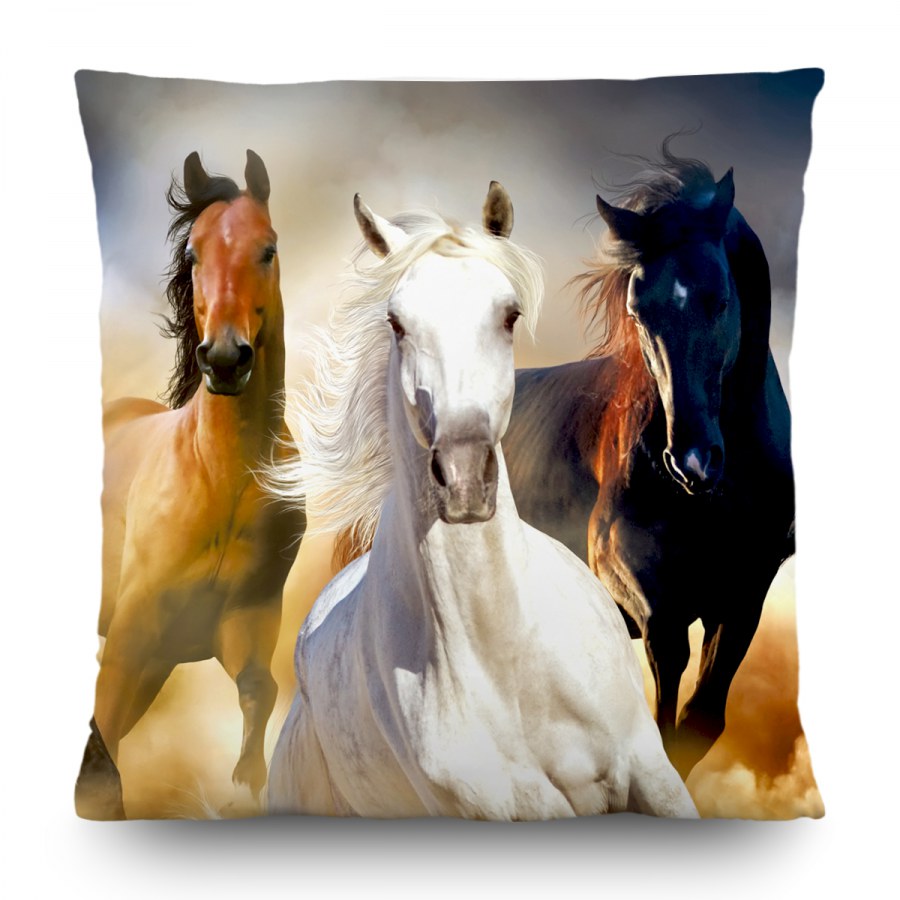 Dekorativni jastuk Konji CN-3602, 45 x 45 cm - Dekoriativni jastuci