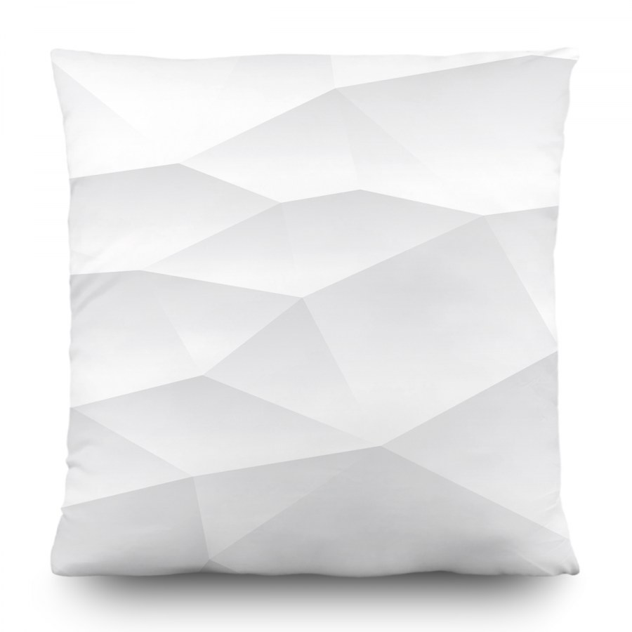 Dekorativni jastuk 3D Bijela apstrakcija CN-3616, 45 x 45 cm - Dekoriativni jastuci