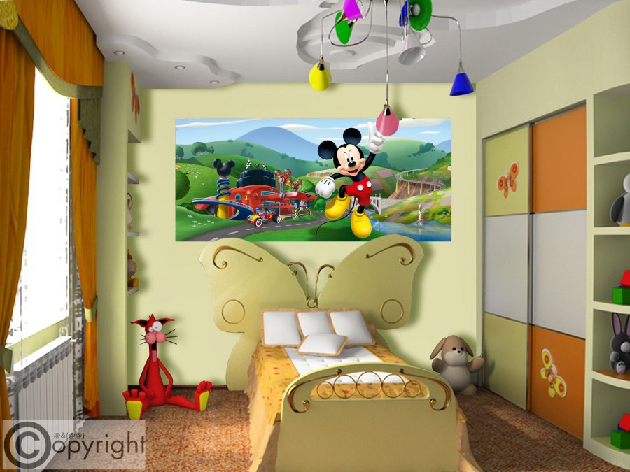 Flis foto tapeta AG Mickey Mouse FTDNH-5375 | 202x90 cm