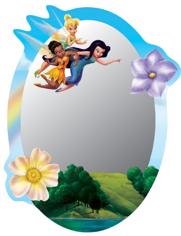 Dječje naljepnice ogledalo Fairies DM-2105, 15x22 cm