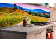 Samoljepljiva foto tapeta za kuhinje - Priroda s crvenima KI-180-082 | 180x60 cm Samoljepljive - Za kuhinje