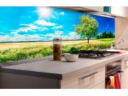 Samoljepljiva foto tapeta za kuhinje - Stablo na livadi KI-180-085 | 180x60 cm