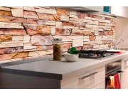 Samoljepljiva foto tapeta za kuhinje - Kameni zid KI-180-088 | 180x60 cm Samoljepljive - Za kuhinje