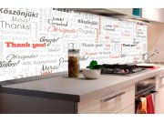 Samoljepljiva foto tapeta za kuhinje - Hvala ti KI-180-094 | 180x60 cm Samoljepljive - Za kuhinje