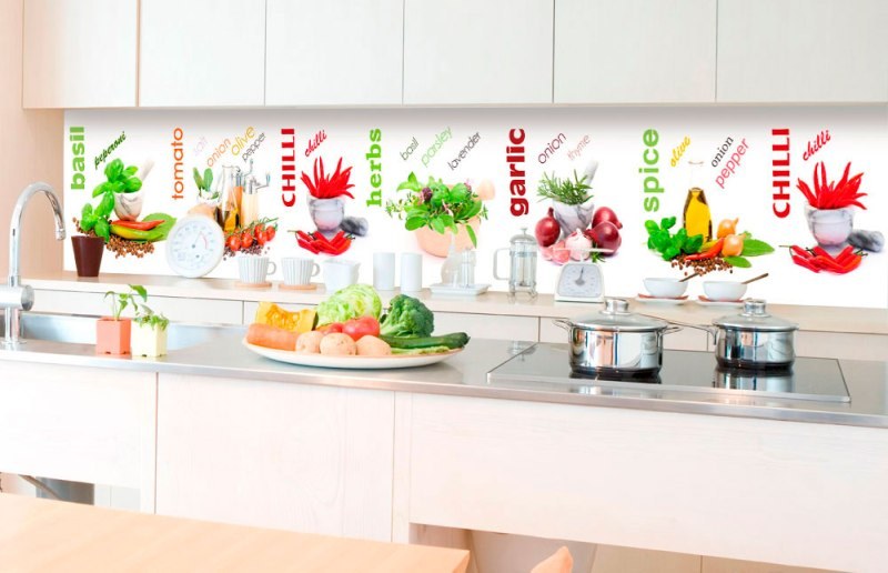 Samoljepljiva foto tapeta za kuhinje Spice KI-350-003 | 350x60 cm