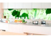 Samoljepljiva foto tapeta za kuhinje Green Leaves KI-350-010 | 350x60 cm Samoljepljive - Za kuhinje