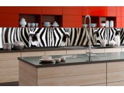 Samoljepljiva foto tapeta za kuhinje Zebra KI-350-016 | 350x60 cm Samoljepljive - Za kuhinje