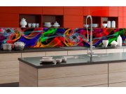 Samoljepljiva foto tapeta za kuhinje Elegance Lines KI-350-018 | 350x60 cm Samoljepljive - Za kuhinje