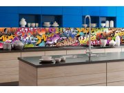 Samoljepljiva foto tapeta za kuhinje Graffiti KI-350-020 | 350x60 cm Samoljepljive - Za kuhinje