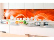 Samoljepljiva foto tapeta za kuhinje Narančasta KI-350-037 | 350x60 cm Samoljepljive - Za kuhinje