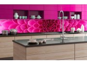 Samoljepljiva foto tapeta za kuhinje Pink Dahlia KI-350-049 | 350x60 cm Samoljepljive - Za kuhinje