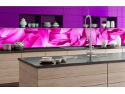 Samoljepljiva foto tapeta za kuhinje Violet Petals KI-350-055 | 350x60 cm Samoljepljive - Za kuhinje