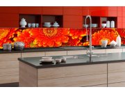 Samoljepljiva foto tapeta za kuhinje Gerbera KI-350-059 | 350x60 cm Samoljepljive - Za kuhinje