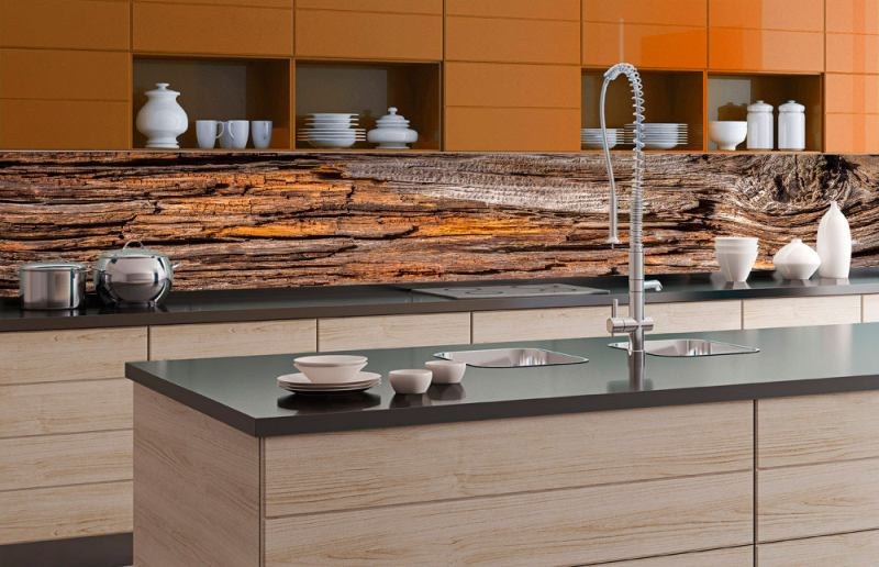 Samoljepljiva foto tapeta za kuhinje Tree Bark KI-350-062 | 350x60 cm - Za kuhinje
