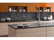 Samoljepljiva foto tapeta za kuhinje Metal Platform KI-350-068 | 350x60 cm Samoljepljive - Za kuhinje