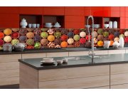Samoljepljiva foto tapeta za kuhinje Spice Bowls KI-350-075 | 350x60 cm Samoljepljive - Za kuhinje