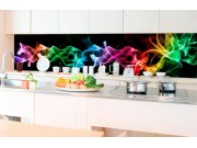 Samoljepljiva foto tapeta za kuhinje - Crni dim KI-350-081 | 350x60 cm Samoljepljive - Za kuhinje