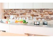 Samoljepljiva foto tapeta za kuhinje - Kameni zid KI-350-088 | 350x60 cm Samoljepljive - Za kuhinje