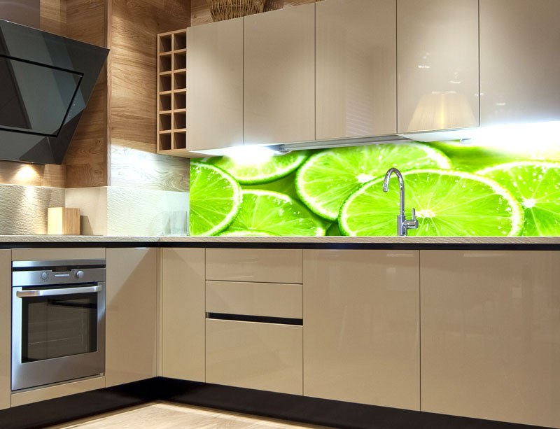 Samoljepljiva foto tapeta za kuhinje Lime KI-350-074 | 350x60 cm - Za kuhinje